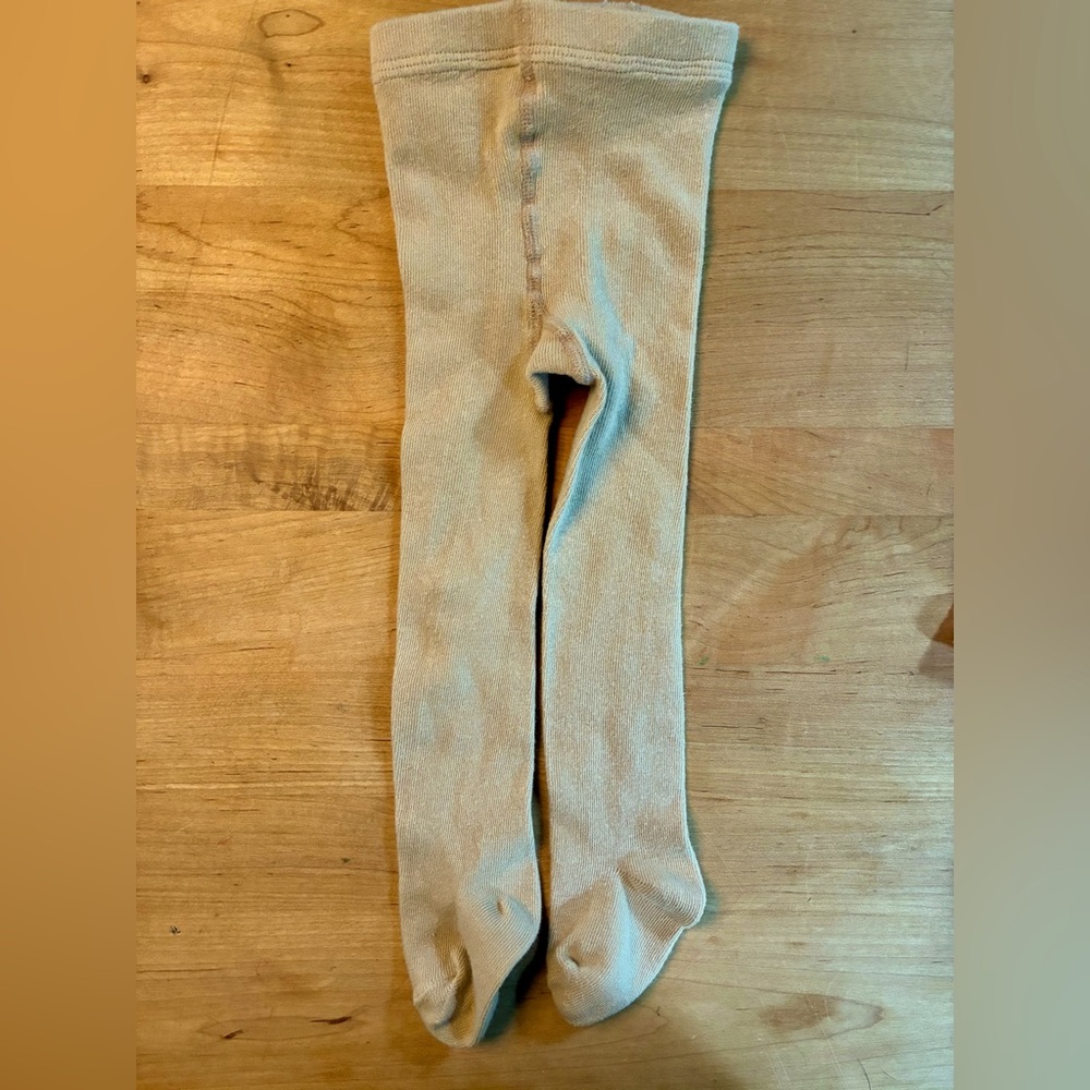 Light tan baby tights